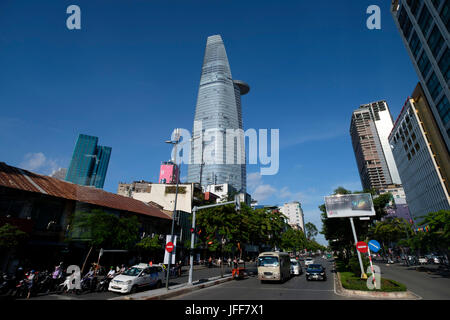 Bitexco Financial Tower in Ho Chi Minh city, Vietnam, Asia Stock Photo