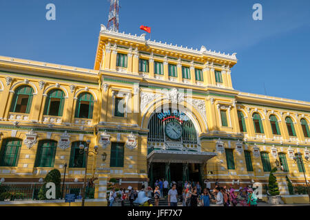 Saigon Central Post Office, Ho Chi Minh City, Vietnam, Asia Stock Photo