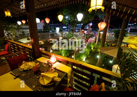 Madame Butterfly restaurant in Siem Reap, Cambodia, Asia Stock Photo