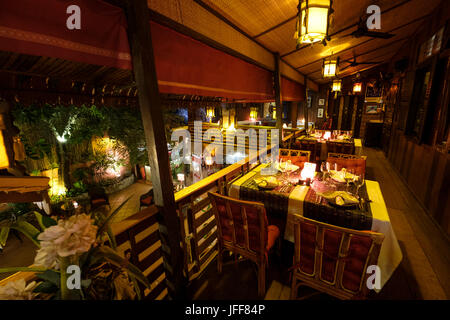 Madame Butterfly restaurant in Siem Reap, Cambodia, Asia Stock Photo