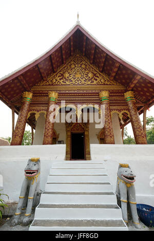 Wat Aham temple (Monastery of the Opened Heart) in Luang Prabang, Laos, Asia Stock Photo