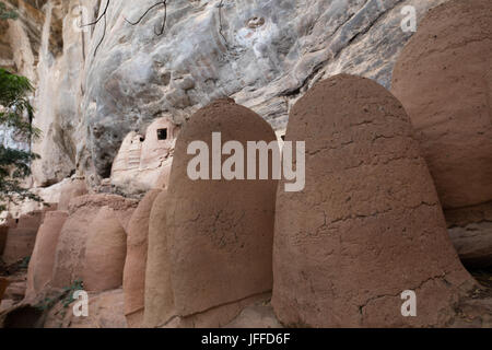 Troglodyte village, Burkina faso Stock Photo