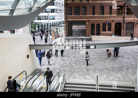 Wynyard train station at Barangaroo in Sydney city centre,New south wales,Australia Stock Photo