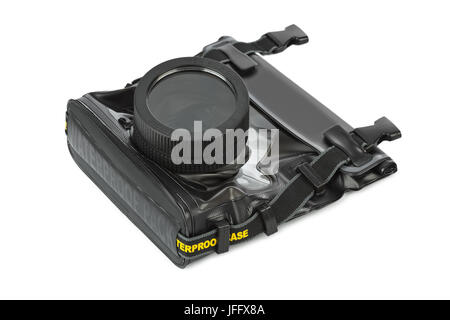 Waterproof case for camera Stock Photo