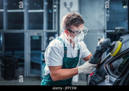 Young worker Stock Photo