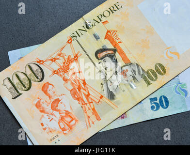 Singapore banknotes dollars (50-100 SGD). As of 2016, the Singapore ...