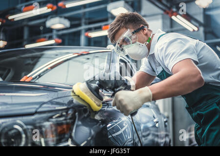 Mechanic in service