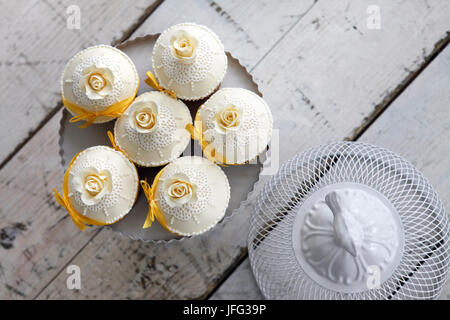 Beautiful wedding cake Stock Photo