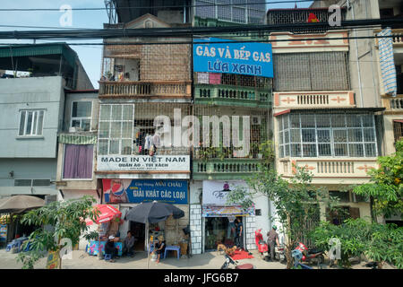 Residential buildings in Hanoi, Vietnam, Asia Stock Photo