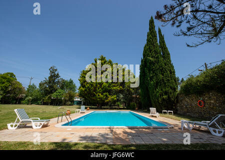 Outdoor swimming pool Stock Photo