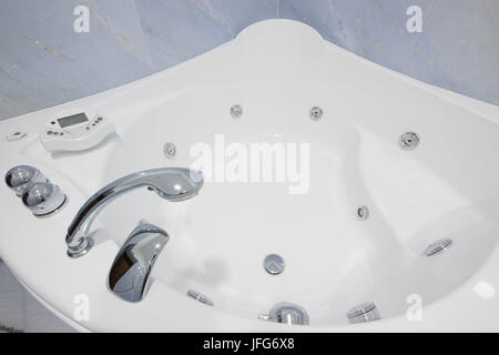 Jacuzzi bathtub Stock Photo
