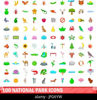 100 national park icons set, outline style Stock Vector Image & Art - Alamy