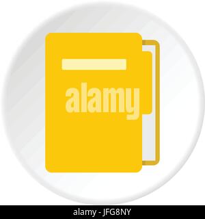 Green office hole punch icon circle Stock Vector