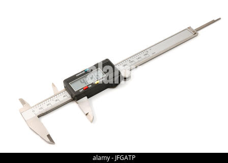 Electronic digital caliper Stock Photo