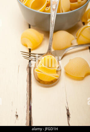 Italian snail lumaconi pasta Stock Photo - Alamy
