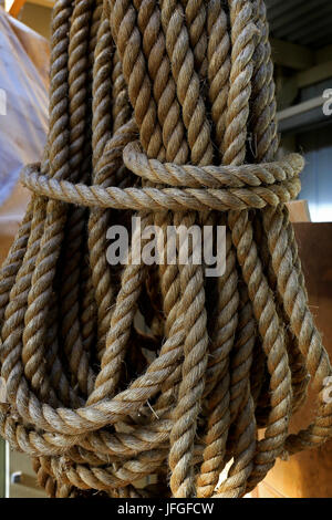 Hemp Rope Stock Photo