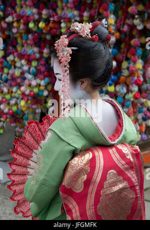 Japan, Kyoto City, japanese geisha Stock Photo