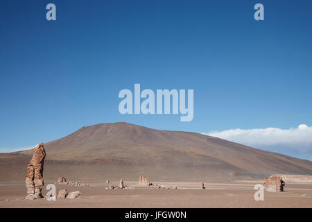 Chile, Monjes de Pakana, rock formations Stock Photo