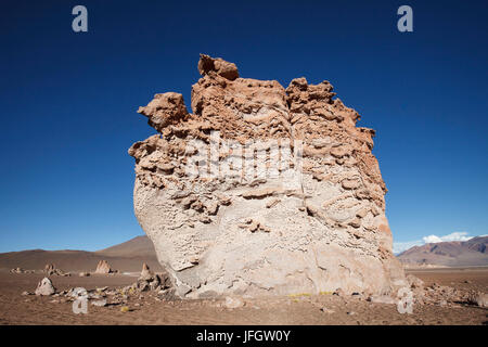 Chile, Monjes de Pakana, rock formation Stock Photo