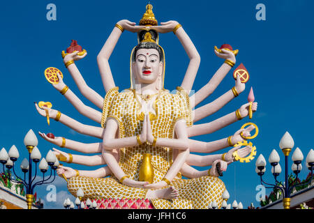 God Lao Suwannaram temple in Ban Bo Phut, Ko Samui island, Thailand, Asia Stock Photo