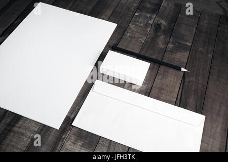 Blank branding mockup Stock Photo