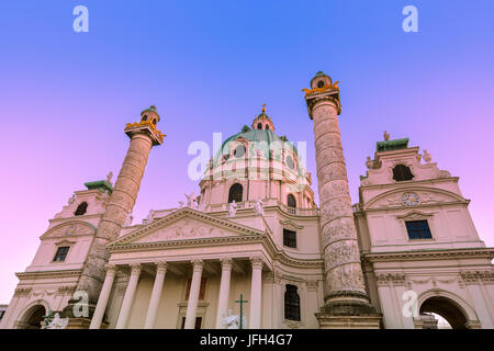 Church Karlskirche in Vienna Austria Stock Photo