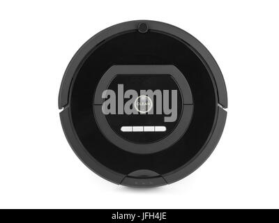 Robotic vacuum cleaner Stock Photo