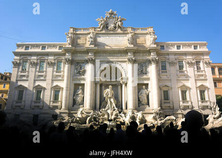 Trevi fountain in Rome Stock Photo