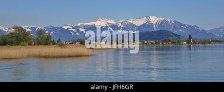 Springtime in Rapperswil Stock Photo