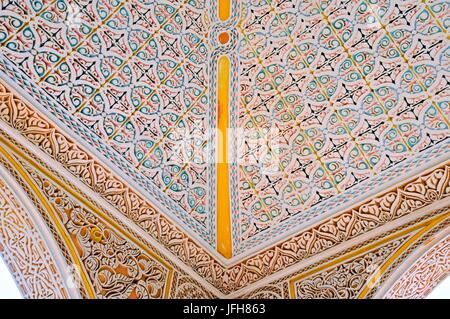 Pattern tiles in Morocco Stock Photo