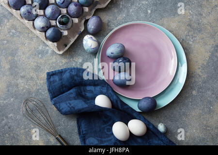 Colorful easter eggs Stock Photo