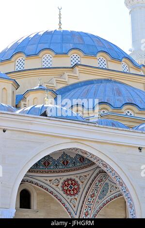 The Blue Mosque in Manavgat Turkey Stock Photo