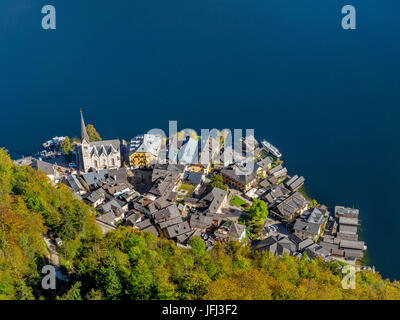 Hallstatt, UNESCO world heritage, Hallstätter lake, Salzkammergut, Upper Austria, Austria, Europe Stock Photo