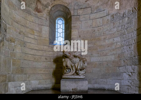 Basilica of St. George (Bazilika sv. Jiří), Prague Castle, Hradčany, Burgviertel, Prague, Bohemia, Czech Republic, Europe Stock Photo