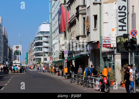 Berlin Friedrichstrasse checkpoint Charlie Stock Photo