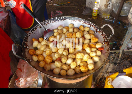 Asia, Laos, landlocked country, South-East Asia, Indo-Chinese peninsula, Vientiane, cookshop Stock Photo