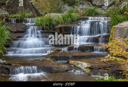 Japan, Himeji City, Kouko En-Garden, Himeji Castle Garden Stock Photo