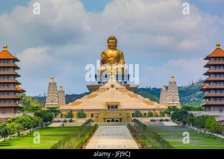 Taiwan, Kaohsiung City, Foguangshan, Buddha Memorial Center Stock Photo