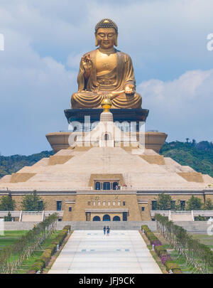 Taiwan, Kaohsiung City, Foguangshan, Buddha Memorial Center Stock Photo