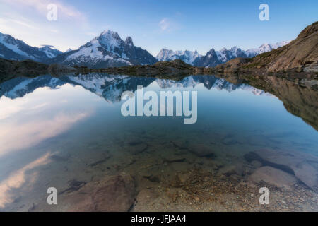 Lac Blanc - Chamonix, France Stock Photo