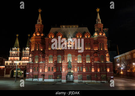 Russia, Moscow, Red Square, State Historical Museum Stock Photo