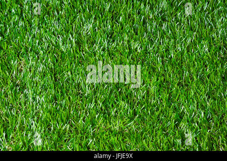 Detail of horizontal synthetic grass photographed in studio Stock Photo