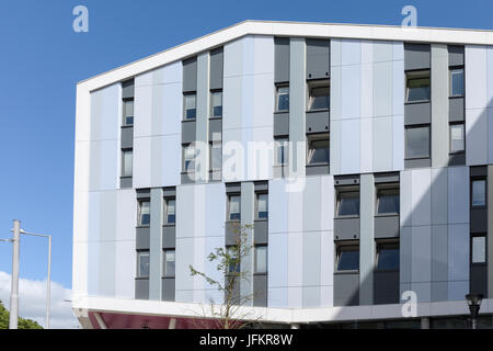 Nottingham, UK:2nd July 2017: Nottingham Trent University student accommodation which has the same cladding as the Grenfell Tower block will be replaced 'as a matter of urgency'.Students have been moved out of blocks until work has been carried out. Credit: Ian Francis/Alamy Live News Stock Photo