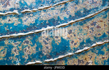 Rusted metal background texture with lines Stock Photo