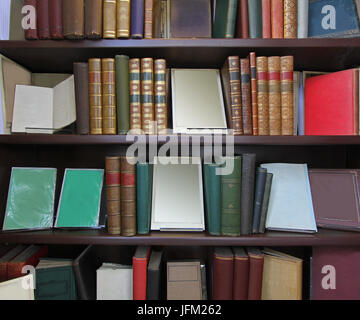Big bookshelf Stock Photo