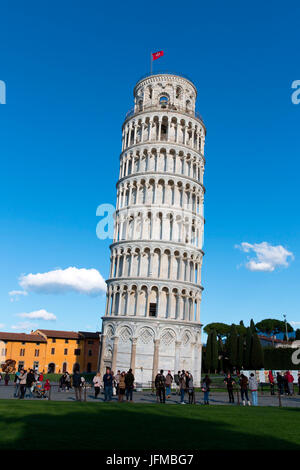 Europe, Italy, Tuscany, Pisa, Leaning Tower of Pisa Stock Photo