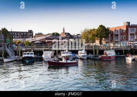 USA, Massachusetts, Cape Ann, Gloucester, waterfront Stock Photo