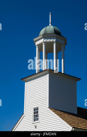 USA, Connecticut, Branford, The Academy Building on Branford Town Green Stock Photo