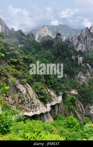 China, Anhui province, Huangshan mountain (Yellow mountains), UNESCO World heritage, Stock Photo