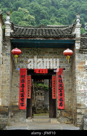 China, Guangxi Province, Guilin Region, small village in the countryside near Yangshuo Stock Photo